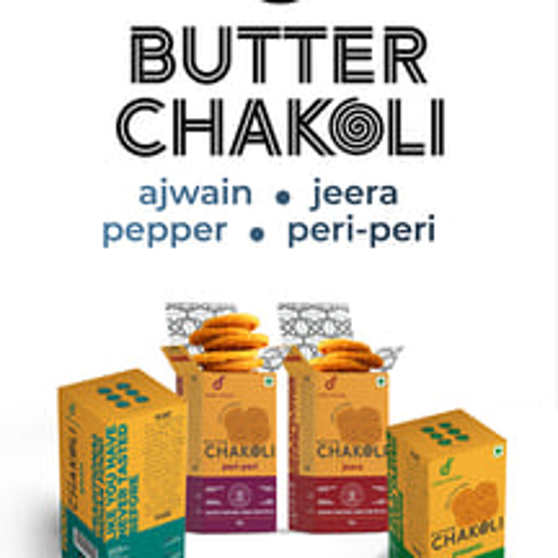 Omni Foods Butter Chakoli and Beverages